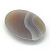 Oval Dyed Natural Striped Agate/Banded Agate Cabochons G-R349-30x40-12-3