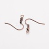 Brass Earring Hooks X-EC135Y-NFR-2