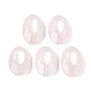 Natural Rose Quartz Pendants G-N361-02B-1