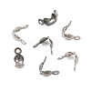Tarnish Resistant Stainless Steel Bead Tips X-STAS-R061-01-4