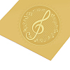 Self Adhesive Gold Foil Embossed Stickers DIY-WH0211-032-4