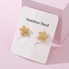 304 Stainless Steel Stud Earrings EJEW-Z084-06G-1