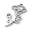 Non-Tarnish 304 Stainless Steel Pendants STAS-C097-26P-2