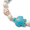 2Pcs 2 Styles Shell Beaded Bracelets BJEW-TA00589-01-3