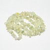Chip Natural New Jade Beads Strands G-N0144-01-2