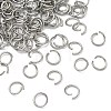 Tarnish Resistant 304 Stainless Steel Open Jump Rings STAS-E066-08-10mm-2