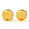 Transparent Blow High Borosilicate Glass Globe Beads GLAA-T003-09C-1