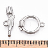 304 Stainless Steel Toggle Clasps STAS-A092-05P-1-4