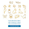 Fashewelry 32Pcs 16 Styles Alloy Pendants FIND-FW0001-15-13