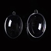 Openable Transparent Plastic Pendants CON-K007-07C-3