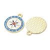 Ocean Alloy Enamel Pendants ENAM-B041-01N-3