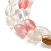 Tigerskin Glass Beads Strands G-I369-B22-01A-4