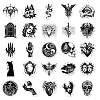 Skull Stickers Self-Adhesive Stickers PW-WG34255-01-6