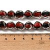 Two Tone Resin Beads Strands GLAA-T035-02F-4