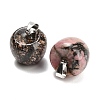 Natural Rhodonite Pendants GG-K002-15K-2