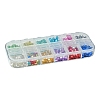 672Pcs 12 Colors Glass Seed Beads SEED-FS0001-24-6