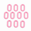 Opaque Spray Painted Acrylic Linking Rings OACR-T024-02-I07-1