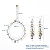 Charm Bracelets & Dangle Earrings Sets SJEW-JS01081-7