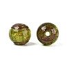 Handmade Gold Sand Lampwork Beads LAMP-N045-01A-06-2
