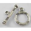 Tibetan Style Alloy Toggle Clasps LS-LF0161Y-1