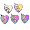 Rainbow Color Alloy Pendants PALLOY-N156-165-NR-1