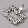 Alloy Crystal Rhinestone Shoe Decoration AJEW-WH0248-224C-P-3