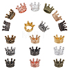 90Pcs 9 Colors Tibetan Style Alloy Beads FIND-GA0006-92-1
