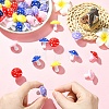 20Pcs 5 Colors Opaque Acrylic Beads MACR-YW0004-76-4
