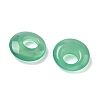 Natural Agate Ring Charms G-L646-04-2