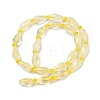 Natural Lemon Quartz(Heated) Beads Strands G-G453-F07-8x16mm-3