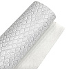 Embossed Fish Scales Pattern Imitation Leather Fabric PW-WG79112-08-1