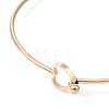 Stainless Steel Hollow Out Heart Bangle BJEW-YW0001-08G-2