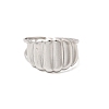 304 Stainless Steel Cuff Open Rings LS-STAS-H259-05P-4