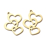 201 Stainless Steel Pendants SA-Z001-02G-1