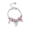Alloy Enamel European Beads Charm Bracelets BJEW-F495-22P-2