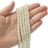 Eco-Friendly Dyed Glass Pearl Round Beads Strands HY-A008-6mm-RB011-3