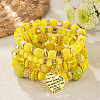 Boho Style Wood Beaded Stretch Bracelet Sets for Women WGE3C3B-31-1