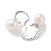 Natural Pearl Dangle Earrings for Women EJEW-C082-13D-P-2