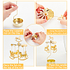 Stainless Steel Spinning Rotary Candle Holder Stand DIY-WH0304-976E-4