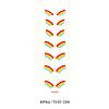 Rainbow Full Cover Nail Wraps Stickers MRMJ-T040-268-1