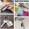 20Pcs 4 Style Alloy & Glass Pendant Decorations HJEW-YW00370-6