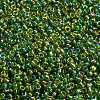 Round Transparent Colors Rainbow Glass Seed Beads X-SEED-A007-2mm-167-3