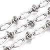 304 Stainless Steel Hexagon Link Chains CHS-Q009-12P-1