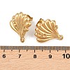 Ion Plating(IP) 304 Stainless Steel Stud Earring Findings STAS-Z175-02G-01-3