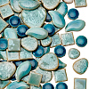 500G 4 Styles Handmade Porcelain Cabochons DIY-SP0007-70-1