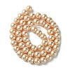 Eco-Friendly Dyed  Glass Pearl Round Beads Strands HY-A002-8mm-RB092-3