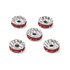 304 Stainless Steel Rhinestone Spacer Beads RB-CBA18B7-01P-02-1