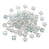 Electroplate Transparent Glass Beads GLAA-A045-03H-1
