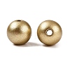 Matte Style Spray Painted Acrylic Beads X-ACRP-S669-8mm-02-1-2