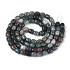 Baking Paint Crackle Glass Beads Strands DGLA-N019-01B-11-3